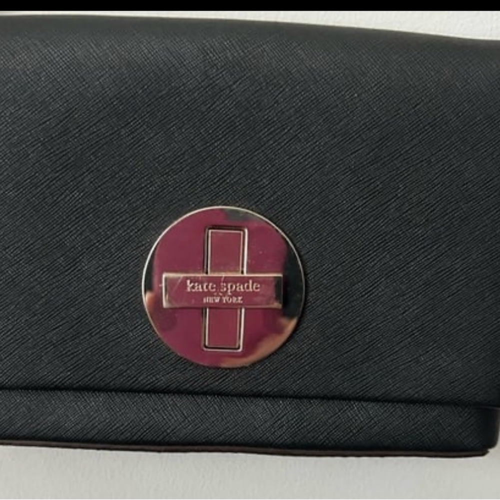Kate Spade Black Leather Shoulder Bag - Picture 3 of 3